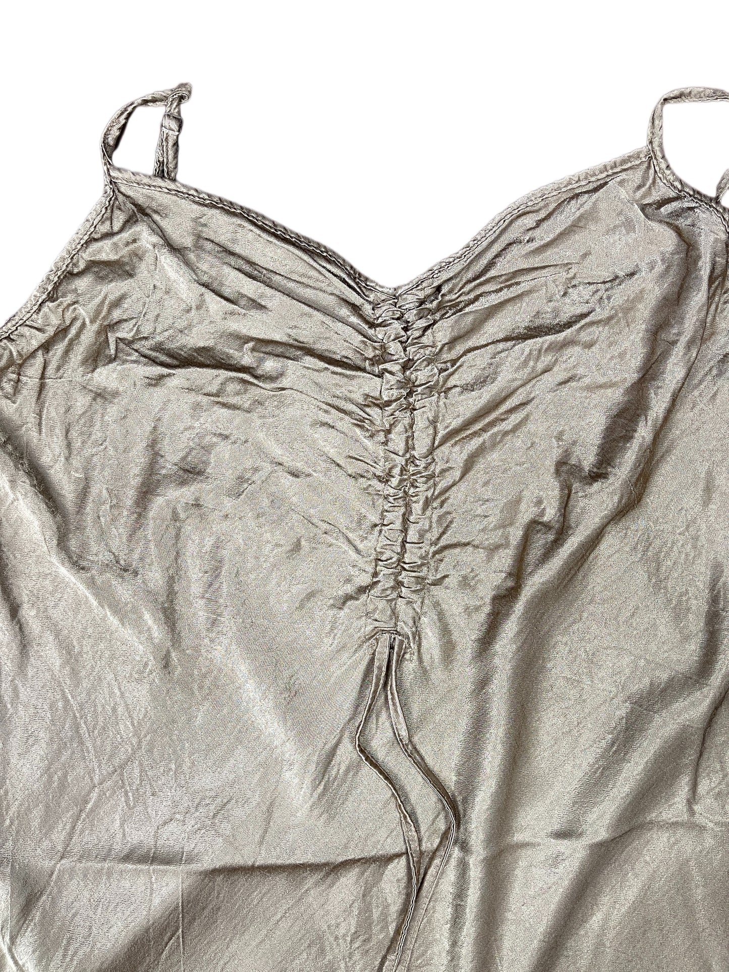 Vintage Made in Italy Sleeveless Dress Gold - XXL/XXXL