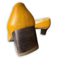 Vintage 90s Balenciaga Mustard Yellow Leather Heeled Loafers | EU 35C