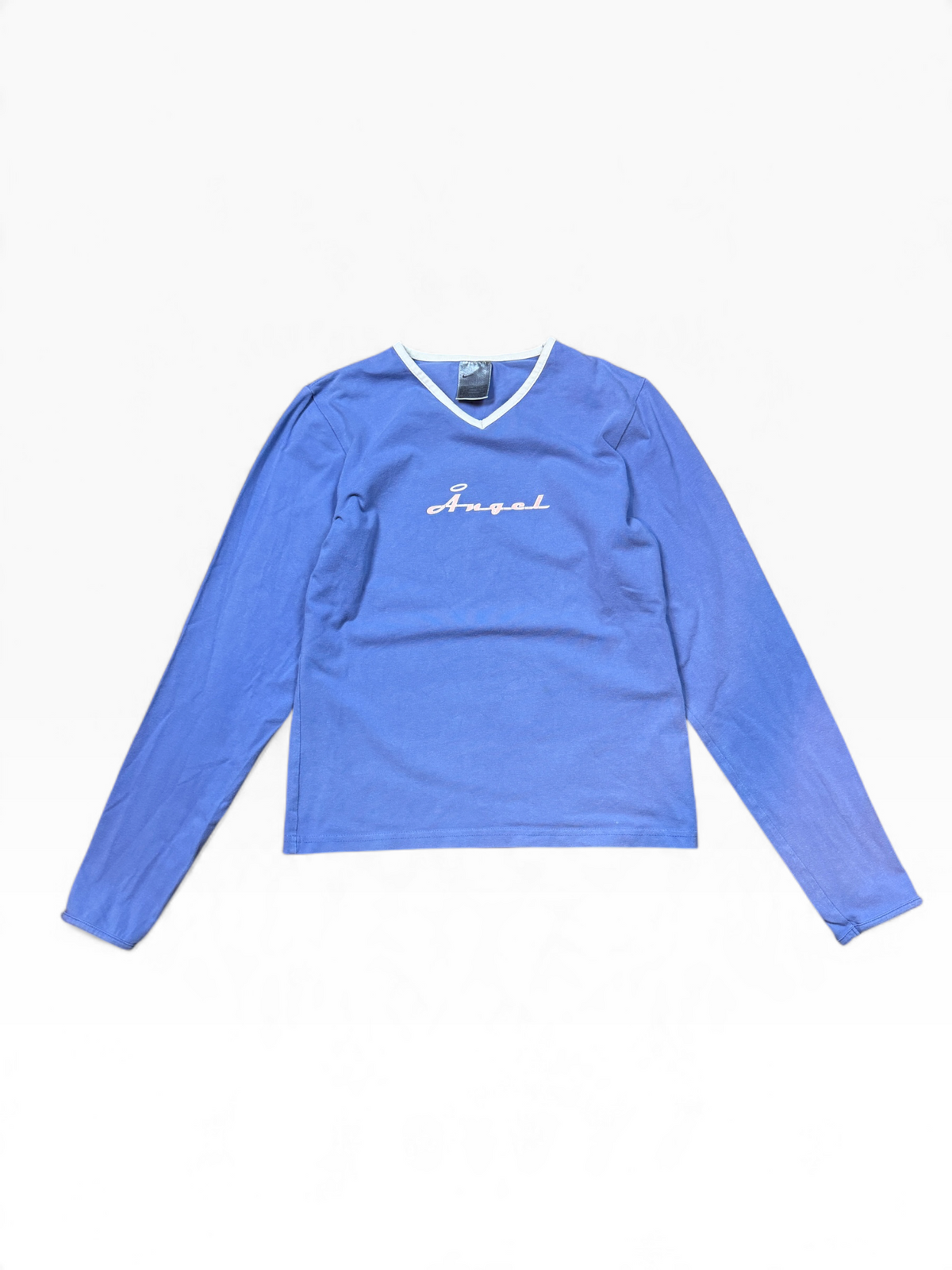Vintage Nike 1990s Angel Devil Longsleeve Top Blue - M