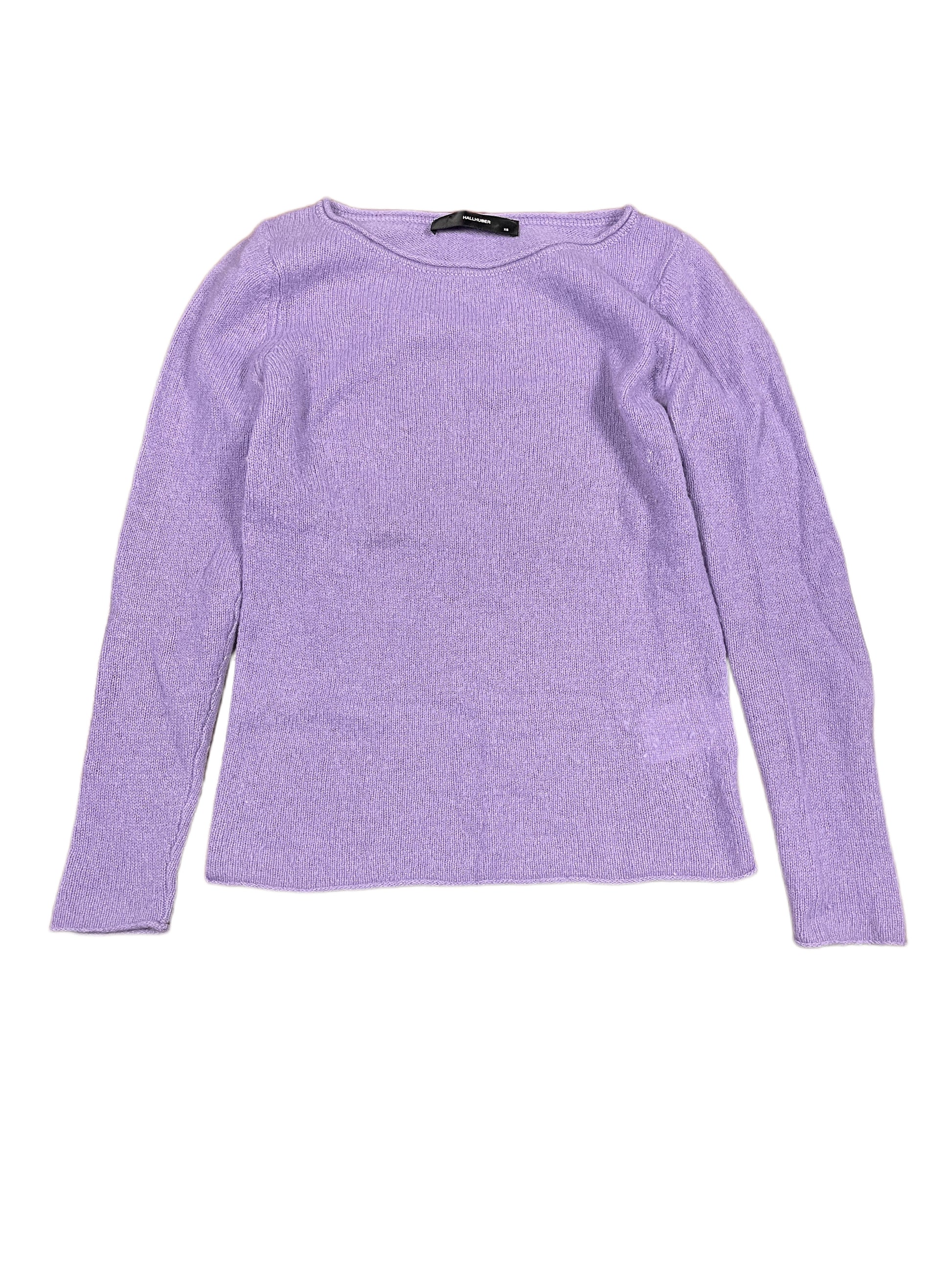Hallhuber Knitted Sweater Purple - XS