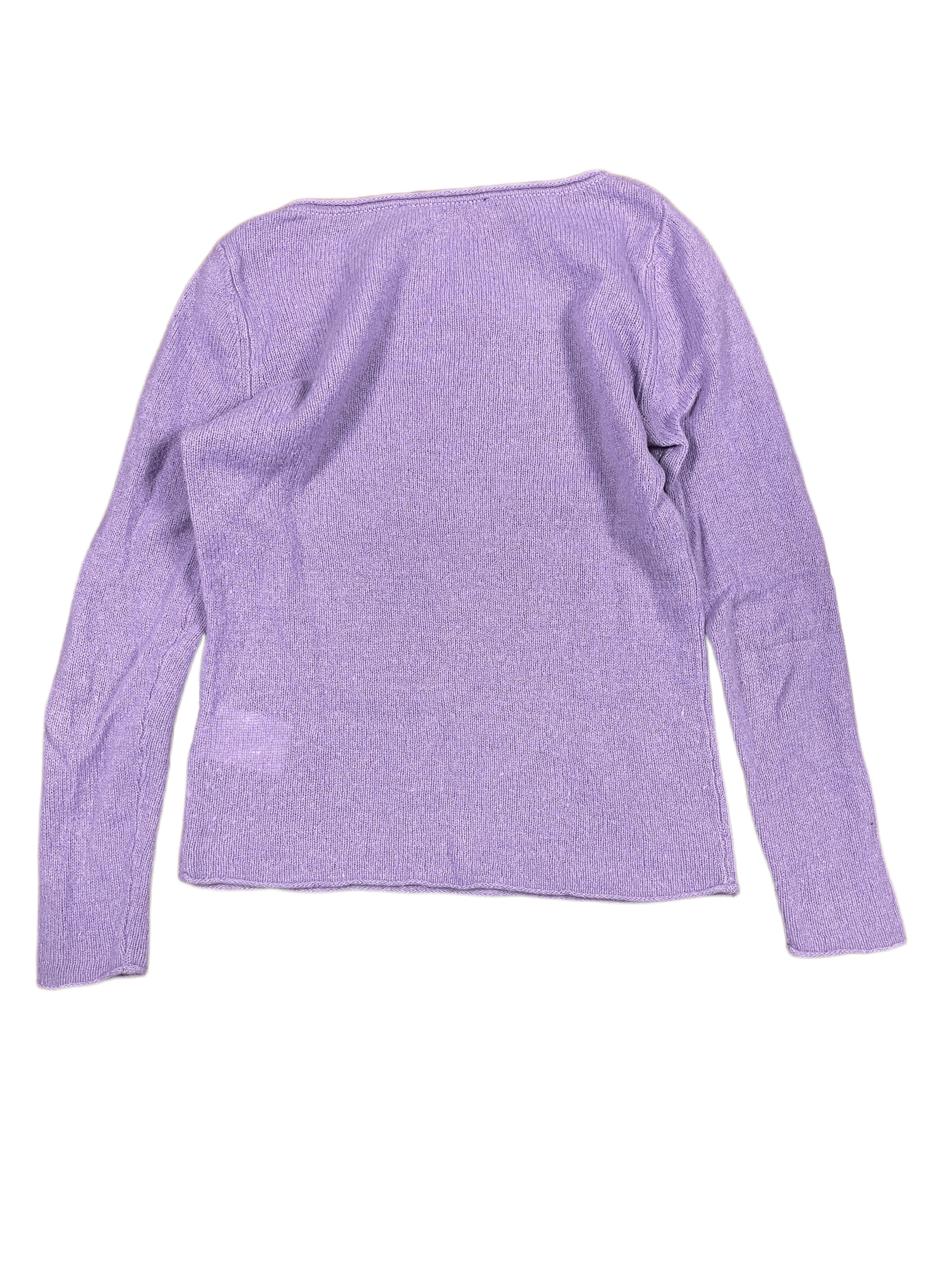 Hallhuber Knitted Sweater Purple - XS