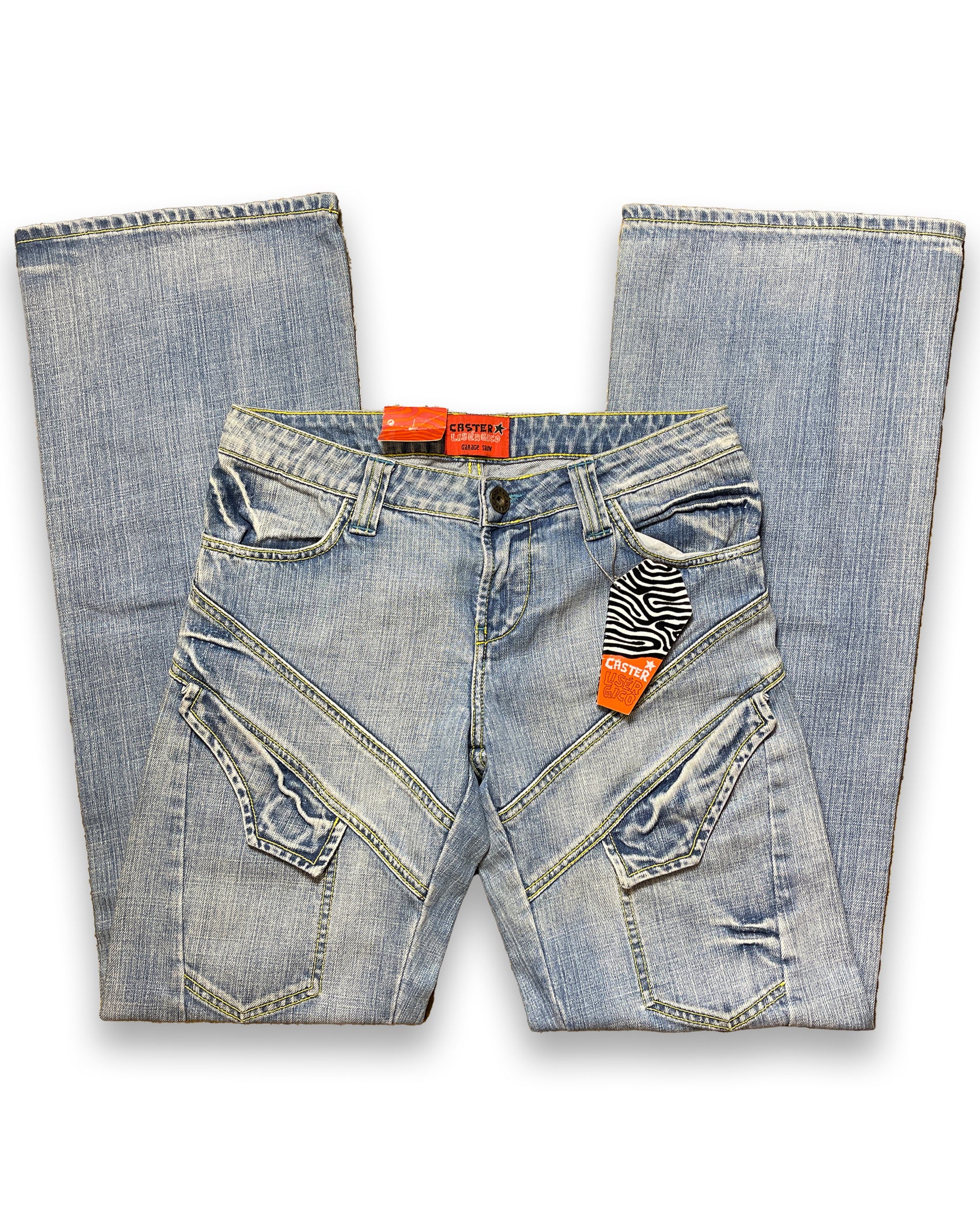Caster Bootcut Low Waist Blue Denim Pants 2000s y2k | M
