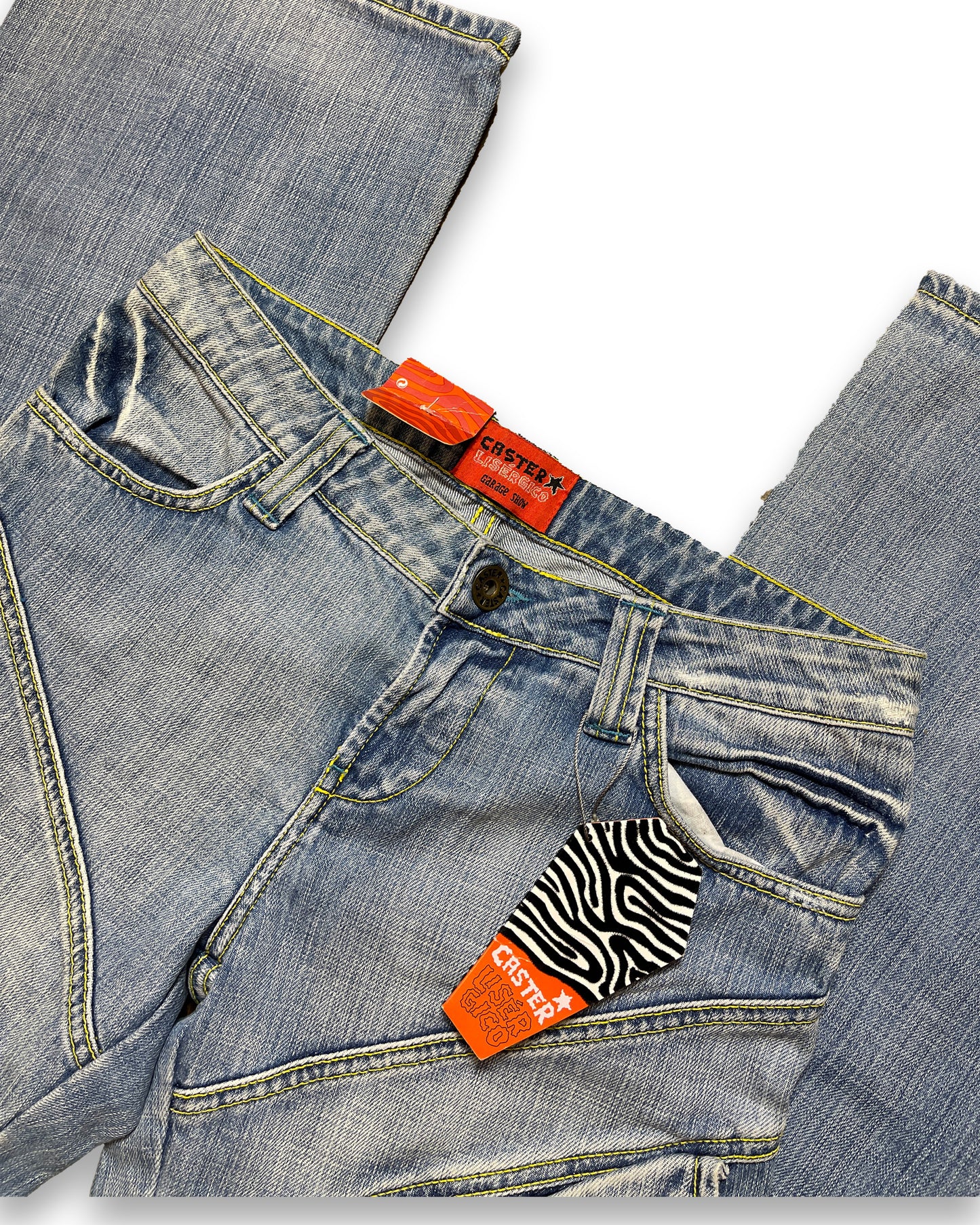 Caster Bootcut Low Waist Blue Denim Pants 2000s y2k | M