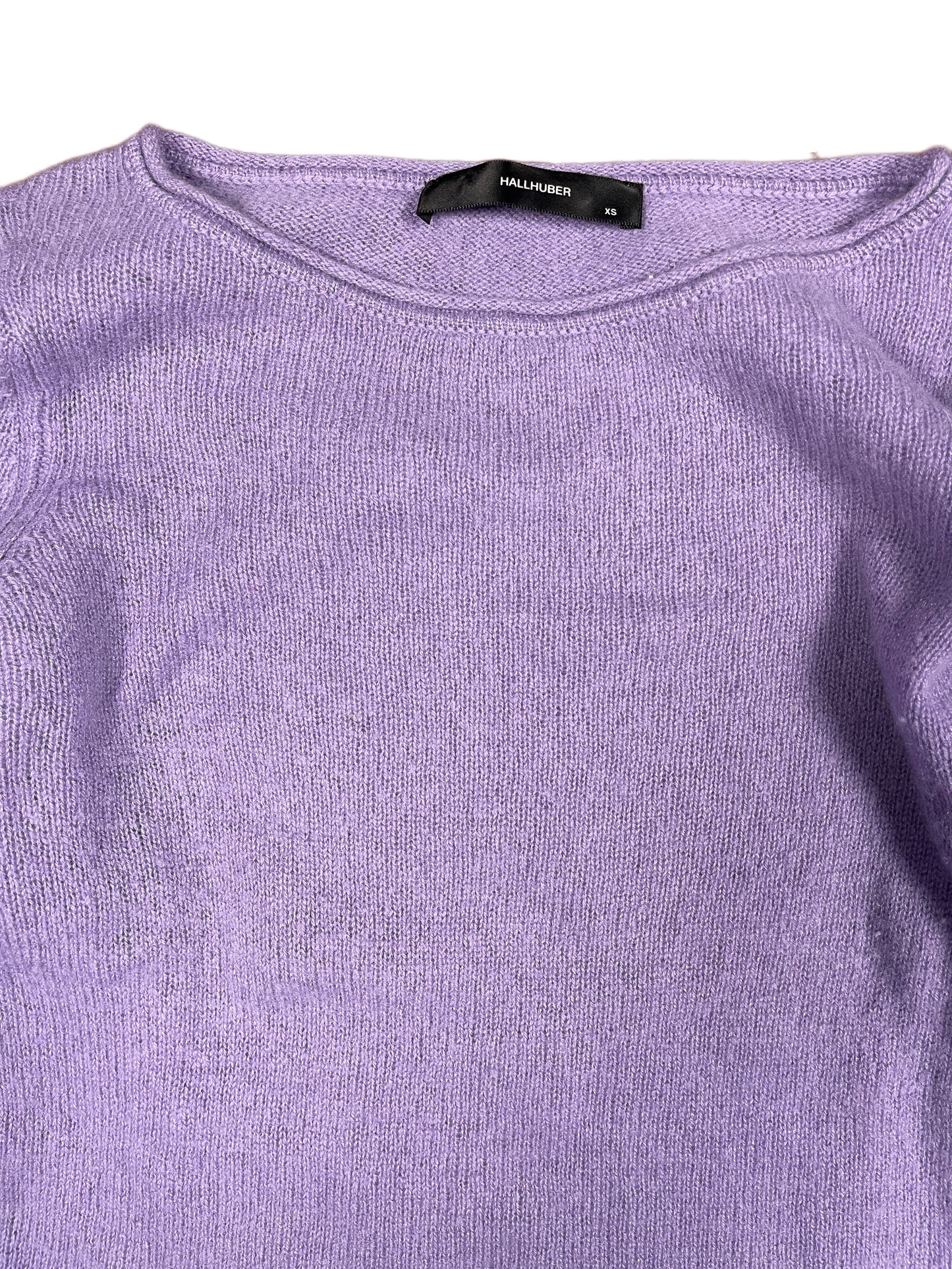 Hallhuber Knitted Sweater Purple - XS
