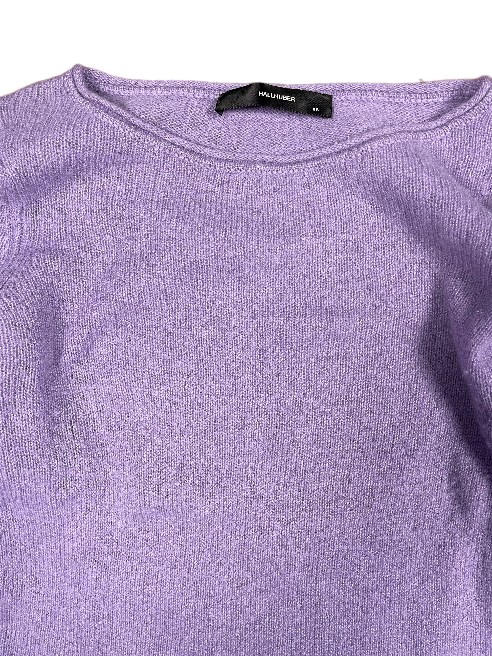 Hallhuber Knitted Sweater Purple - XS