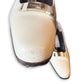 Vintage Balenciaga Off-White Leather BB Logo Buckle Pumps - EU 35