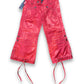 Diesel Red Low Waist Capri Pants Shorts 2000s Deadstock | XS-S