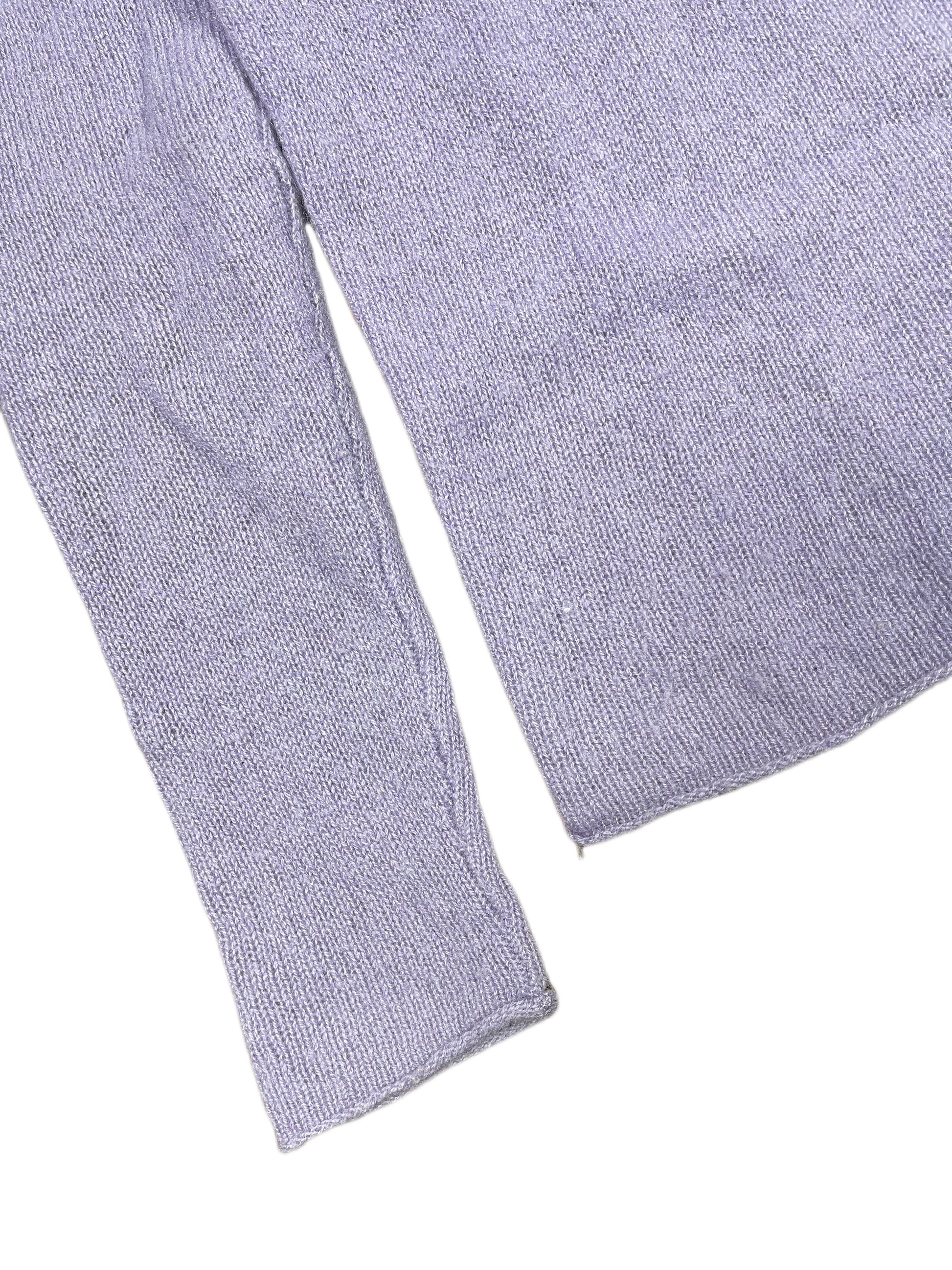 Hallhuber Knitted Sweater Purple - XS