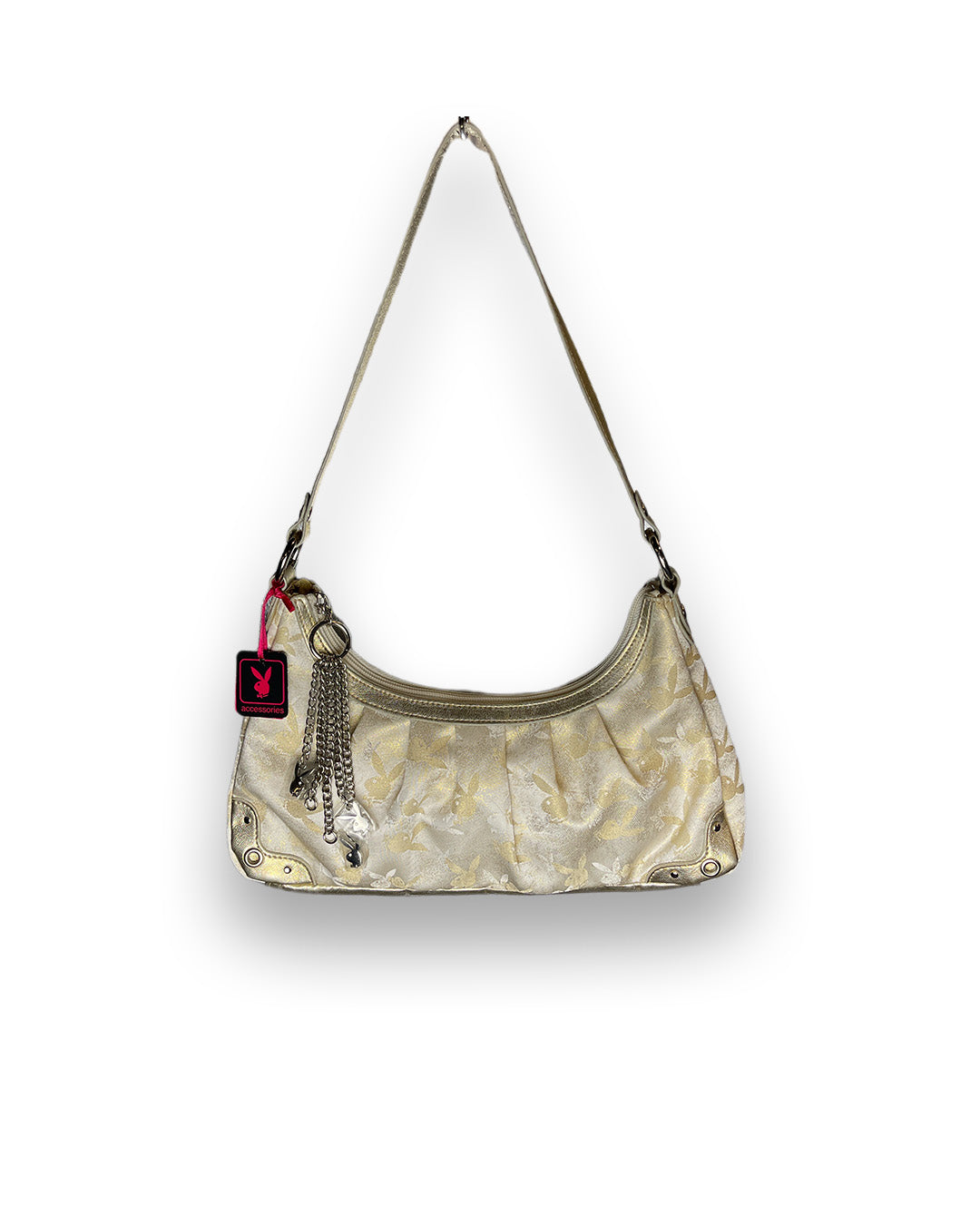 Playboy Shoulder Bag Cream Perlmut 2004 y2k