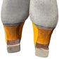 Vintage 90s Balenciaga Mustard Yellow Leather Heeled Loafers | EU 35C