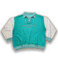 Vintage Stone Island Marina Turquoise Gray Sweatshirt 1980s | M